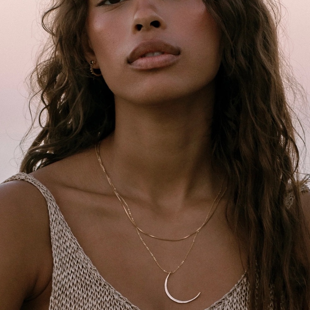 James Michelle Luna Moon Necklace - Picture 2 of 4